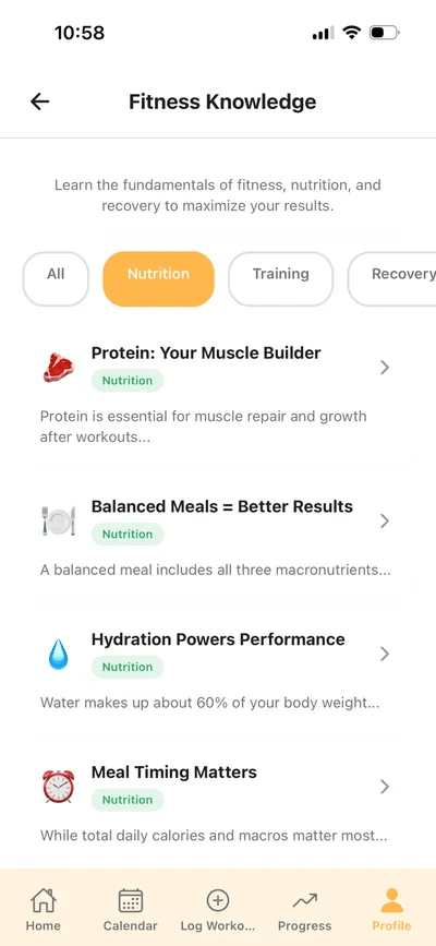 EatLift app screenshot 6